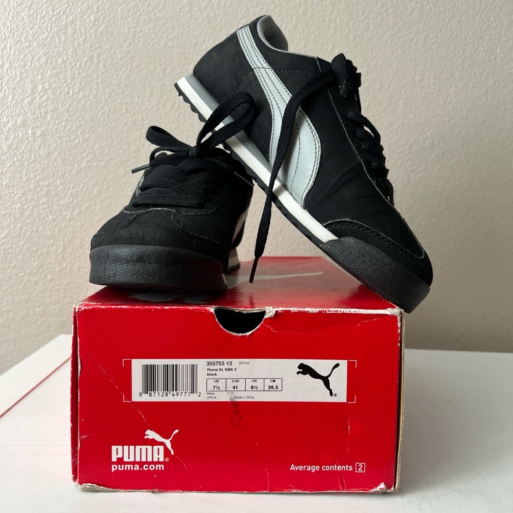 Puma Red and Black Shoe Box